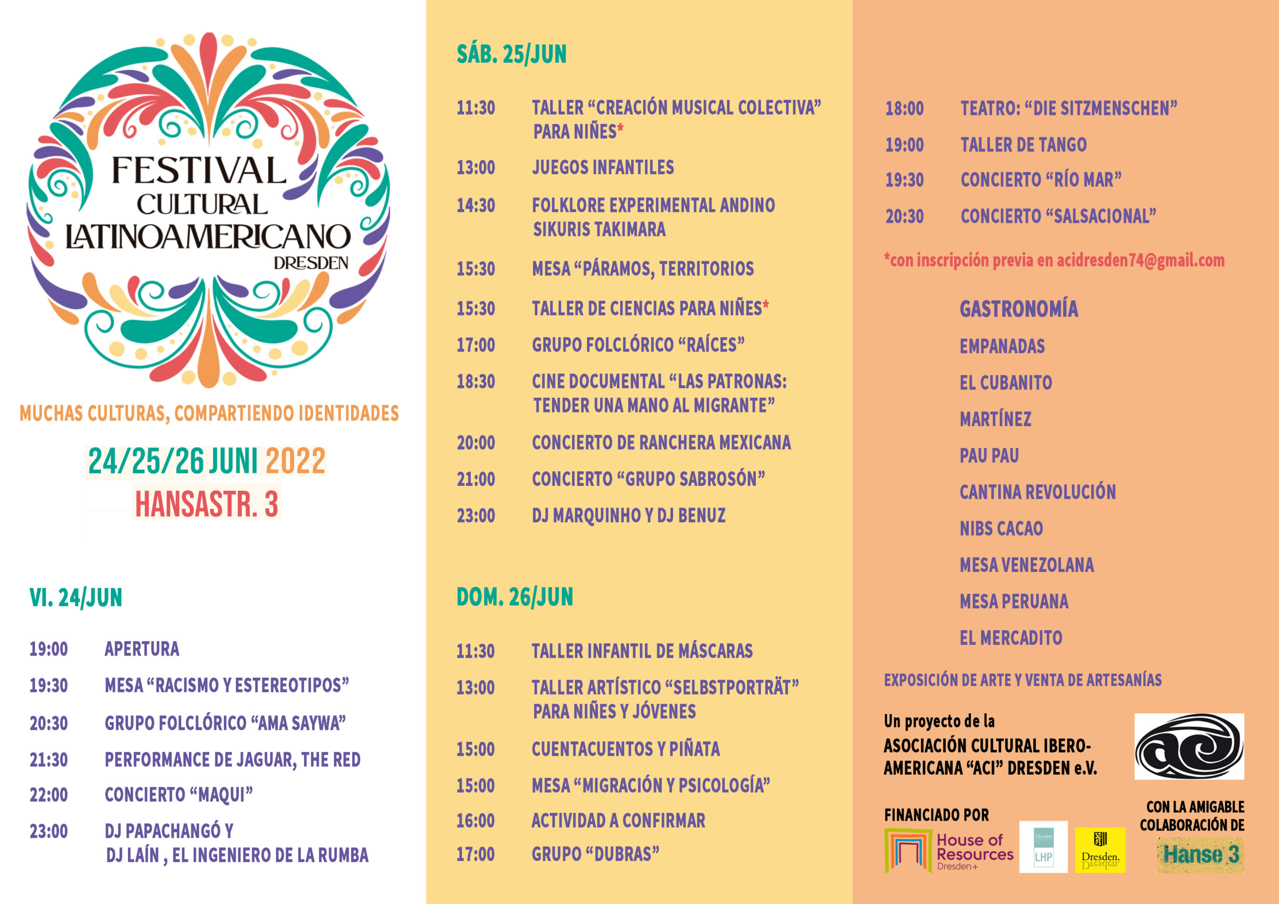 Programa Festival 2022 castellano